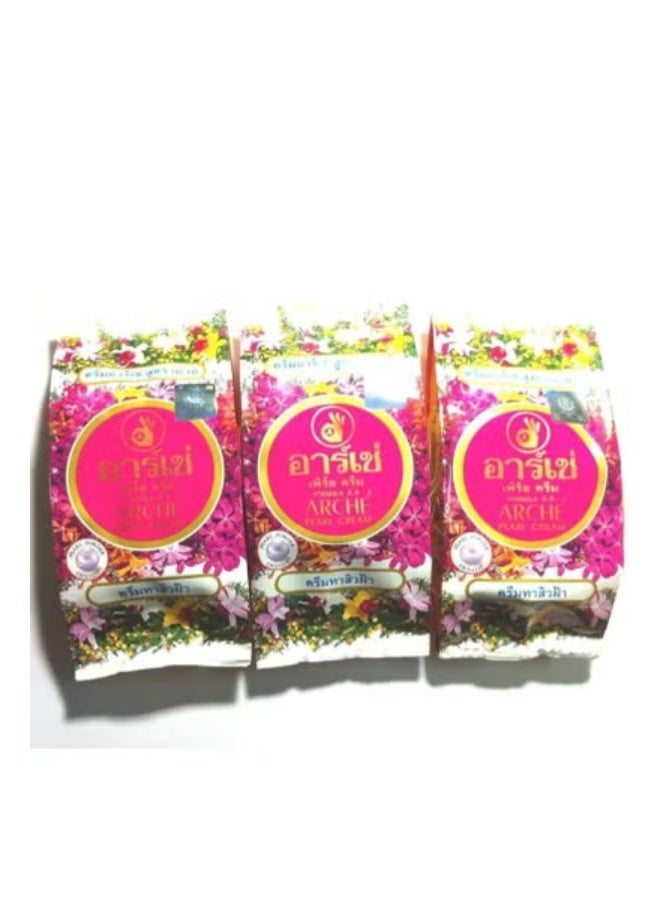 كريم اللؤلؤ لعلاج حب الشباب والبقع الداكنة، 3 غرام، 3 قطع